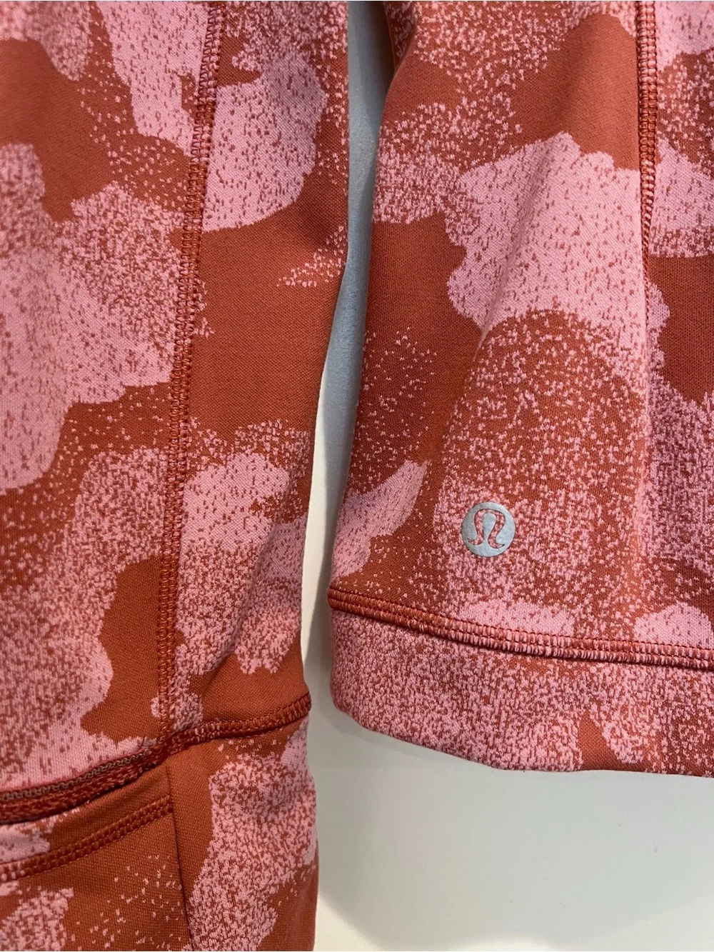 lululemon | Its Rulu Run Half-Zip Heritage Speckle Camo Jacquard, Size 4